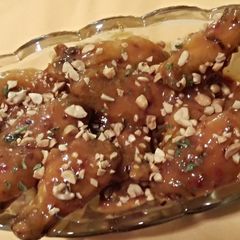A picture of Asian Peanut Sweet Chili Wings.