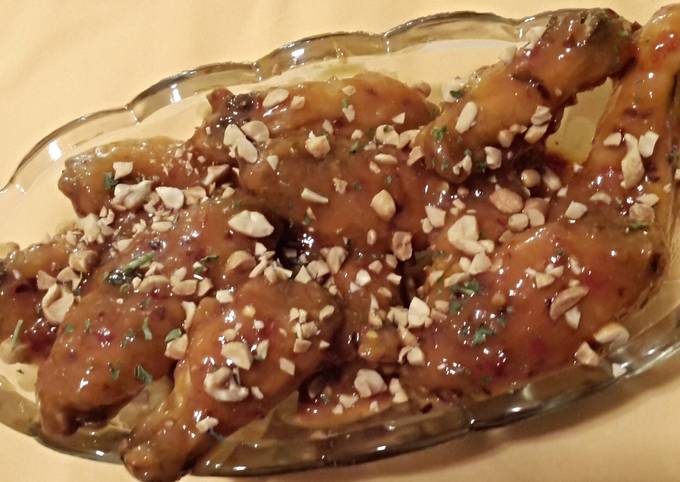 Asian Peanut Sweet Chili Wings