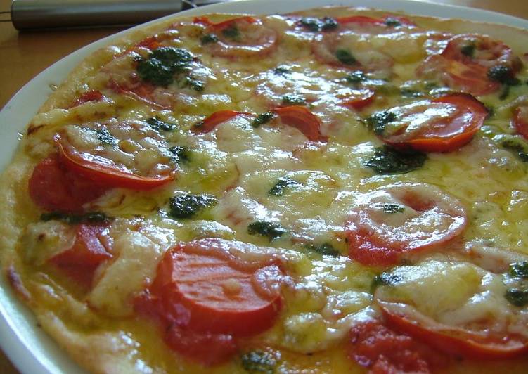 Recipe of Quick Healthy Crispy Pizza with Okara