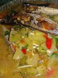 Tumis ikan pedak tomat ijo