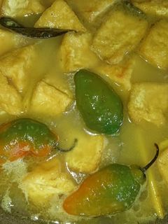 Foto resep Sayur tahu kuning cabe gendot