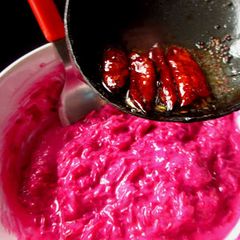 A picture of Beetroot Raita - Step by Step Recipe.