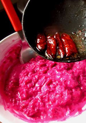 A picture of Beetroot Raita - Step by Step Recipe.