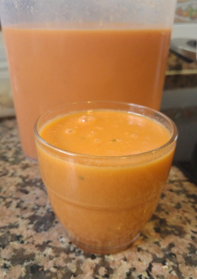 Una foto de Gazpacho andaluz de la abuela Chari