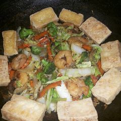 A picture of Simply stir fry vegetables.