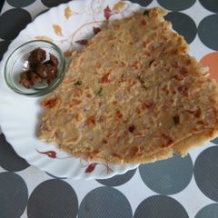 A picture of Khichdi paratha.