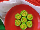 Tricolor Kaju Roll
