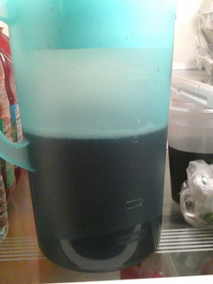 A picture of Agua De Jamaica (Hibiscus Flower Water).