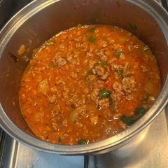 A picture of Quorn mince curry.