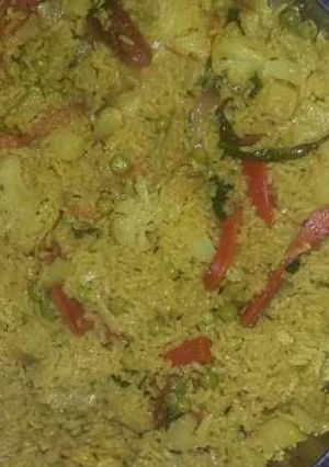 A picture of Mix Vegetable Pulao.