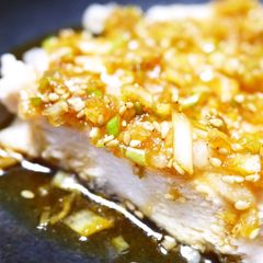 A picture of Pour it on Generously! Youlinchi (Chinese Deep Fried Chicken with Sweet and Sour Sauce).