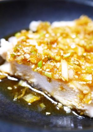 A picture of Pour it on Generously! Youlinchi (Chinese Deep Fried Chicken with Sweet and Sour Sauce).