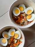 Salad Wortel dan Timun Plus Egg