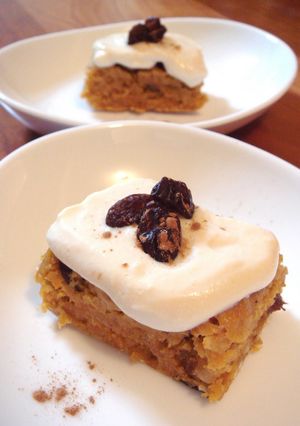 A picture of Spicy Carrot Cake.