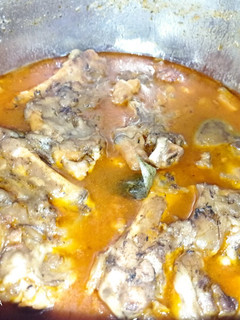 Una foto de Salsa para las manitas de cerdo