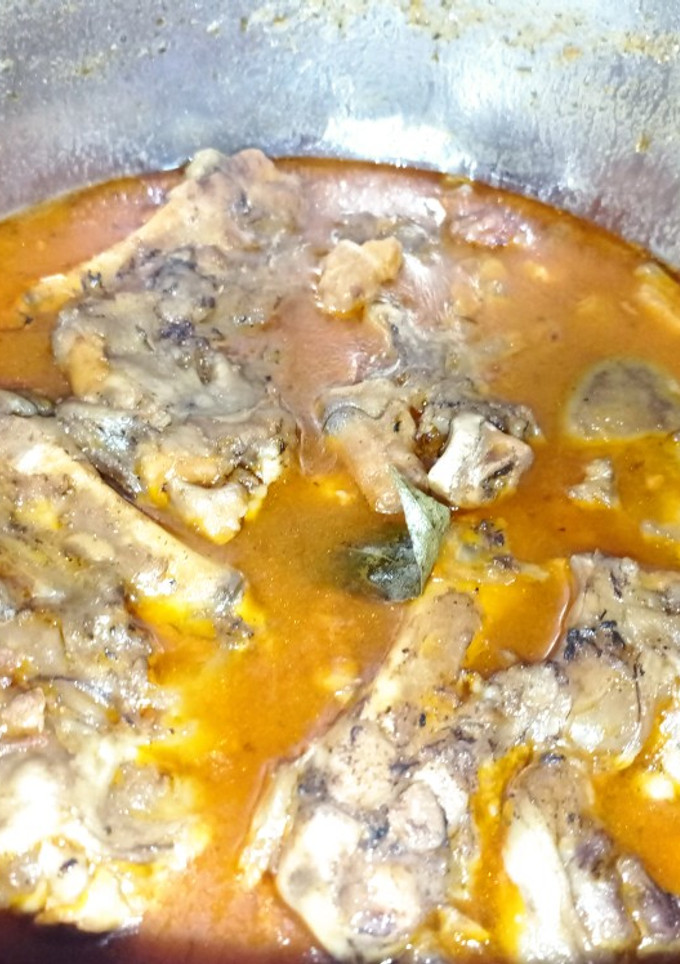 Una foto de Salsa para las manitas de cerdo