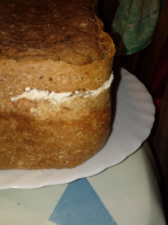 Una foto de Pan de trigo sarraceno y kamut (con panificadora)