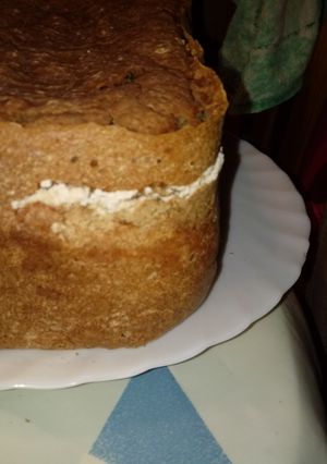 Una foto de Pan de trigo sarraceno y kamut (con panificadora)
