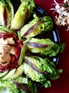 Una foto de Ensalada templada de pimientos