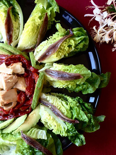 Una foto de Ensalada templada de pimientos