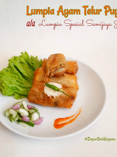 Foto resep 604. Lumpia Ayam Telur Puyuh ala Lumpia Spesial Samijaya Jogja