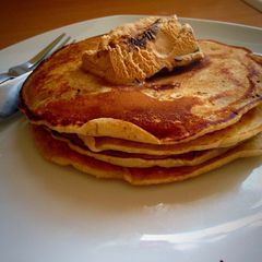 A picture of Eggless Pancakes.