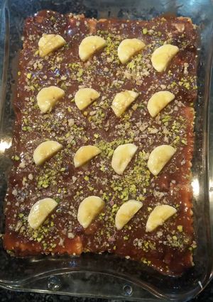 عکسی از دستور کیک یخچالی