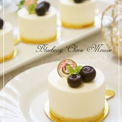A picture of Blueberry Cheese Mousse.