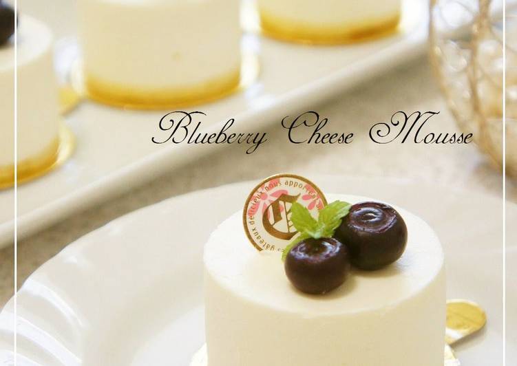 Easiest Way to Make Delicious Blueberry Cheese Mousse