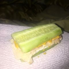 A picture of Cucumber Turkey Sandwich.