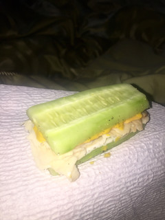 A picture of Cucumber Turkey Sandwich.