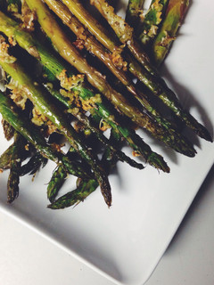 A picture of Oven Roasted Asparagus.