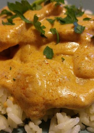 Mustáros-tejfölös karaj recept fotója