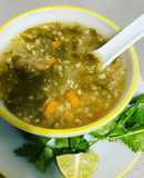 Lemon coriander soup