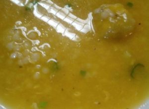 Una foto de Sopa de zapallo