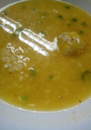 Una foto de Sopa de zapallo