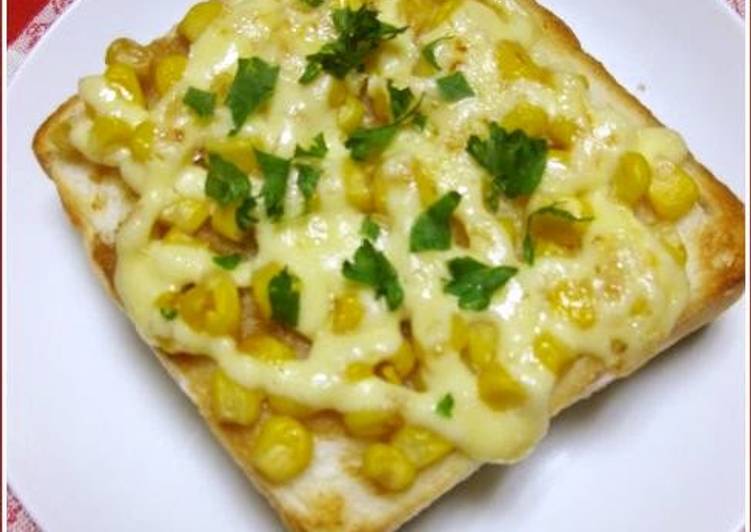 Recipe of Homemade Soy Sauce Corn and Mayonnaise On Toast