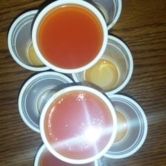 A picture of Orange Creamsicle Jello Shots.