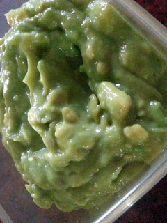 A picture of avocado pudding.