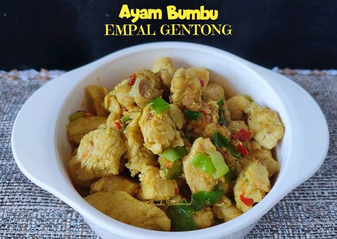 Resep Ayam Bumbu Empal Gentong Oleh Bunda Titanque Cookpad