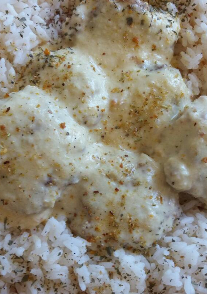 Una foto de Albóndigas Nórdicas en salsa de manzana y curry
