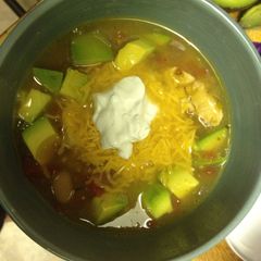 A picture of MamaLocks Mexican Chicken Soup / Chili.