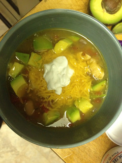 A picture of MamaLocks Mexican Chicken Soup / Chili.