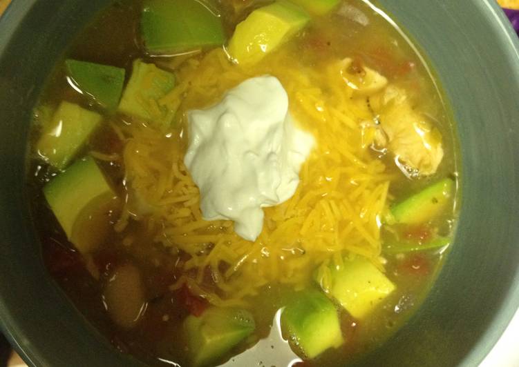 Recipe of Homemade MamaLocks Mexican Chicken Soup / Chili