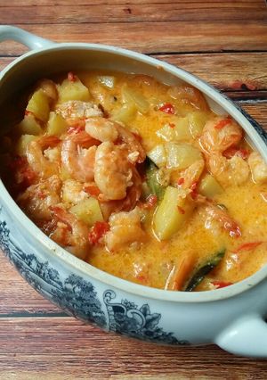 Foto resep Sambal Goreng Udang (kuah santan)