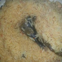 A picture of Simple concotion Rice with Titus Fish.