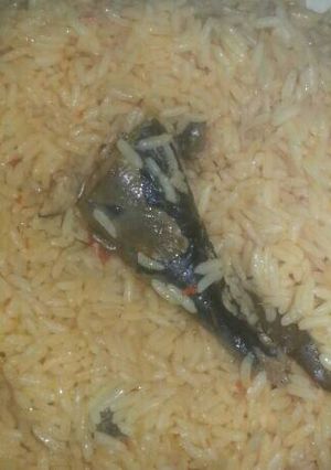A picture of Simple concotion Rice with Titus Fish.