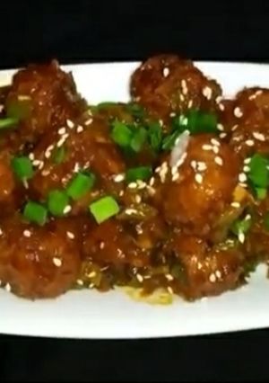 A picture of Veg Dry Manchurian.