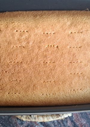 Foto principal de Receta de bizcocho de yogurt, en mi caso de fresa