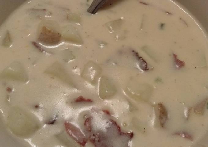 Steps to Prepare Any-night-of-the-week Creamy Potato Bacon Soup